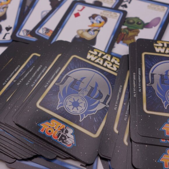 Disney Parks Star Wars Duel Deck of Playing Cards Set with Collectible Tin - Picture 12 of 16